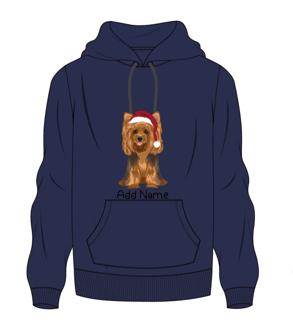 Personalized Yorkie Love Men's Warm Hoodie Sweatshirt-Apparel-Apparel, Dog Dad Gifts, Hoodie, Personalized, Sweatshirt, Yorkshire Terrier-Men's Warm Hoodie Sweatshirt-Navy Blue-S-2