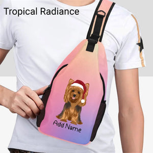 Personalized Yorkie Love Unisex Sling Bag Backpack-Accessories-Yorkshire Terrier-Unisex Sling Bag Backpack-Tropical Radiance-One Size-18