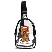 Load image into Gallery viewer, Personalized Yorkie Love Unisex Transparent Sling Bag-Accessories-Yorkshire Terrier-Unisex Transparent Sling Bag-Transparent-One Size-2