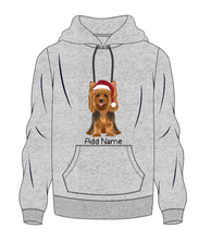 Load image into Gallery viewer, personalized-dog-mom-hoodie-heather-gray