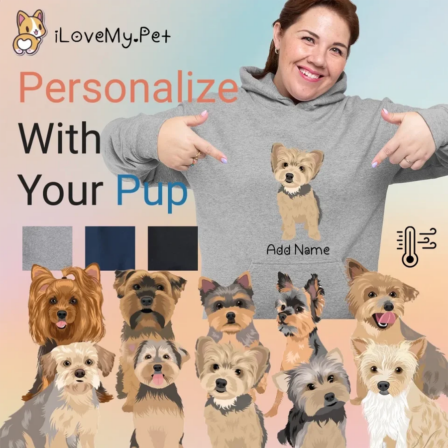 Personalized Yorkie Love Womens Warm Hoodie Sweatshirt 900x