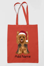 Load image into Gallery viewer, Personalized Yorkie Love Zippered Tote Bag-Accessories-Accessories, Bags, Dog Mom Gifts, Personalized, Yorkshire Terrier-16