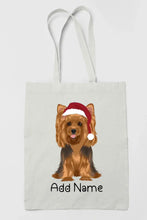 Load image into Gallery viewer, Personalized Yorkie Love Zippered Tote Bag-Accessories-Accessories, Bags, Dog Mom Gifts, Personalized, Yorkshire Terrier-3