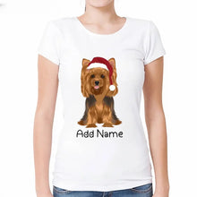 Load image into Gallery viewer, Personalized Yorkie Mom T Shirt for Women-Customizer-Apparel, Dog Mom Gifts, Personalized, Shirt, T Shirt, Yorkshire Terrier-2