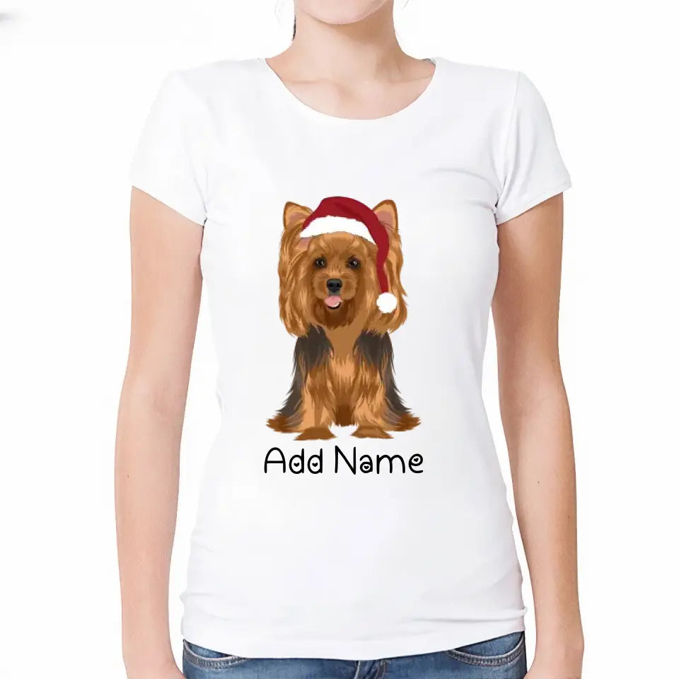 Personalized Yorkie Mom T Shirt for Women-Customizer-Apparel, Dog Mom Gifts, Personalized, Shirt, T Shirt, Yorkshire Terrier-Modal T-Shirts-White-Small-2