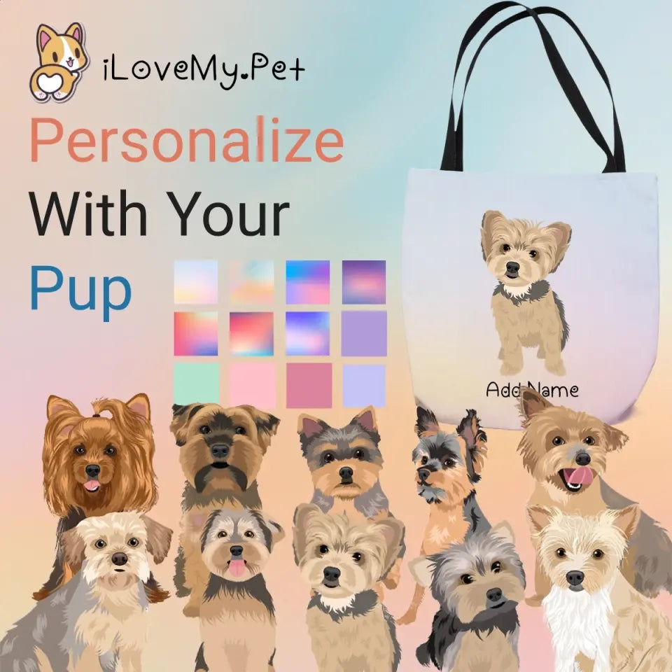 Personalized Yorkie Small Tote Bag 1512x