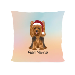 Personalized Yorkie Soft Plush Pillowcase-Home Decor-Dog Dad Gifts, Dog Mom Gifts, Home Decor, Personalized, Pillows, Yorkshire Terrier-Soft Plush Pillowcase-As Selected-12"x12"-2