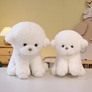 Pet Me Sitting Bichon Frise Stuffed Animal Plush Toys-Bichon Frise, Stuffed Animal-15