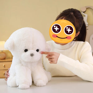 Pet Me Sitting Bichon Frise Stuffed Animal Plush Toys-Bichon Frise, Stuffed Animal-20