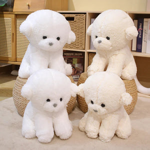 Pet Me Sitting Bichon Frise Stuffed Animal Plush Toys-Bichon Frise, Stuffed Animal-1