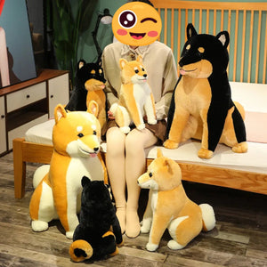 Pet Me Sitting Shiba Inu Stuffed Animal Plush Toys-Shiba Inu, Stuffed Animal-13