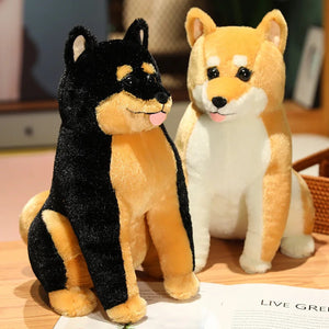 Pet Me Sitting Shiba Inu Stuffed Animal Plush Toys-Shiba Inu, Stuffed Animal-1