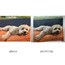Load image into Gallery viewer, Pet Portrait Painting: Preserve Your Pet&#39;s Charm in a Stunning Masterpiece-Personalized Dog Gifts-Dog Art, Personalized Pet Gifts-11