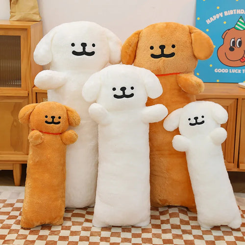 Pick Me Brown and White Doodle Stuffed Animal Plush Toy Pillows-1
