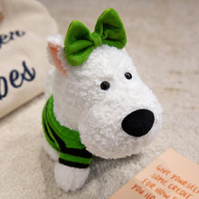 Load image into Gallery viewer, Pick My Accessories Westie Stuffed Animal Plush Toys-Green Bow Tie-23cm-14