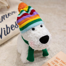 Load image into Gallery viewer, Pick My Accessories Westie Stuffed Animal Plush Toys-Rainbow Hat-23cm-17