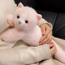 Load image into Gallery viewer, Pink Cat Plush Toy - Curious Kitty Pink Cat-3
