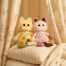 Load image into Gallery viewer, Pink Cat Plush Toy - Precious Patchwork Kitty-2