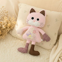 Load image into Gallery viewer, Pink Cat Plush Toy - Precious Patchwork Kitty-6