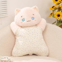 Load image into Gallery viewer, Pink Cat Plushie - Colorful Confetti Print Fabric Belly Design