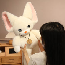 Load image into Gallery viewer, Pink Ears White Devon Rex Cat Stuffed Animal Plush Toy-3
