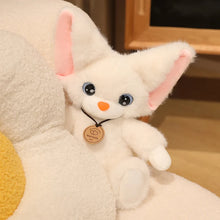 Load image into Gallery viewer, Pink Ears White Devon Rex Cat Stuffed Animal Plush Toy-5