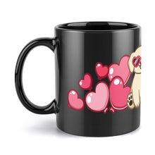 Load image into Gallery viewer, Pink Hearts Golden Retriever Love Coffee Mug-Mug-Dog Dad Gifts,Dog Memorial Gifts,Dog Mom Gifts,Golden Retriever,Mugs-4