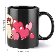 Load image into Gallery viewer, Pink Hearts Golden Retriever Love Coffee Mug-Mug-Dog Dad Gifts,Dog Memorial Gifts,Dog Mom Gifts,Golden Retriever,Mugs-5