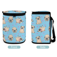 Load image into Gallery viewer, Pink Hearts Pug Love Multipurpose Car Storage Bag - 4 Colors-Car Accessories-Bags, Car Accessories, Pug-10