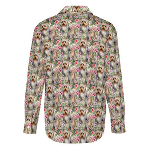 Pink Petals Yorkie Bloom Women's Shirt - 2 Designs-Apparel-Apparel, Shirt, Yorkshire Terrier-6