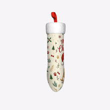 Load image into Gallery viewer, Pit Bull Christmas Stocking - Cozy Festive Wishes - Personalize with Photo and Name-Christmas Ornament-Christmas,Christmas Stocking,Personalize Artwork-8