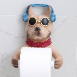 American Pit Bull Terrier Love Toilet Roll Holders-Home Decor-American Pit Bull Terrier, Bathroom Decor, Dogs, Home Decor-Beige-1