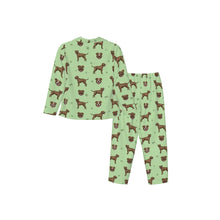Load image into Gallery viewer, Pit Bull Pajamas for Women - XL Available - I Love Brindle Pit Bull Terriers-Pajamas-Apparel,Dog Mom Gifts,Pajamas,Pit Bull-10