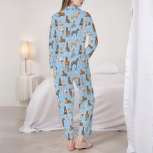 Load image into Gallery viewer, Pit Bull Pajamas for Women - XL Available - Yes I Love Staffordshire Bull Terriers-Pajamas-Apparel,Dog Mom Gifts,Pajamas,Pit Bull-6