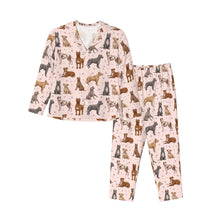 Load image into Gallery viewer, Pit Bull Pajamas for Women - XL Available - Yes I Love Staffordshire Bull Terriers-Pajamas-Apparel,Dog Mom Gifts,Pajamas,Pit Bull-Pink-XS-12