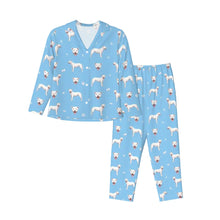 Load image into Gallery viewer, Pit Bull Pajamas for Women - XL Available - Yes I Love White Pit Bull Terriers-Pajamas-Apparel,Dog Mom Gifts,Pajamas,Pit Bull-11