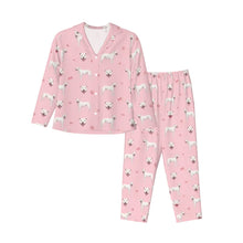 Load image into Gallery viewer, Pit Bull Pajamas for Women - XL Available - Yes I Love White Pit Bull Terriers-Pajamas-Apparel,Dog Mom Gifts,Pajamas,Pit Bull-9