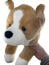 Load image into Gallery viewer, I Love My Pit Bull Stuffed Animal Huggable Plush Toys (Medium to Giant Size)-Stuffed Animals-Home Decor, Pit Bull, Stuffed Animal-Fawn-Medium-4