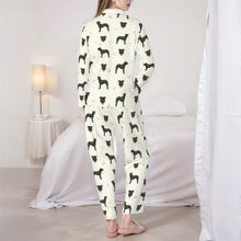 Load image into Gallery viewer, Pit Bull Terrier Pajamas for Women - XL Available - I Love Black Pit Bull Terriers-Pajamas-Apparel,Dog Mom Gifts,Pajamas,Pit Bull-5
