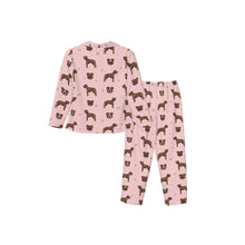 Load image into Gallery viewer, Pit Bull Terrier Pajamas for Women - XL Available - I Love Brindle Pit Bull Terriers-Pajamas-Apparel,Dog Mom Gifts,Pajamas,Pit Bull-12