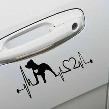 Load image into Gallery viewer, Pitbull In My Heart Vinyl Car Decal Stickers-4
