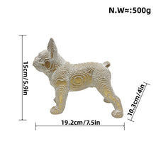 Load image into Gallery viewer, Pixel Block French Bulldog Resin Statue-Gold-16