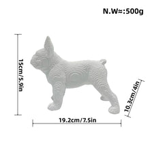 Load image into Gallery viewer, Pixel Block French Bulldog Resin Statue-White-14