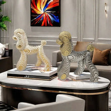 Load image into Gallery viewer, Pixel Block Poodles Resin Statues-1