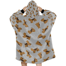Load image into Gallery viewer, Playful Airedale Terrier Love Blanket Hoodie-32