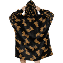 Load image into Gallery viewer, Playful Airedale Terrier Love Blanket Hoodie-35