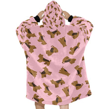 Load image into Gallery viewer, Playful Airedale Terrier Love Blanket Hoodie-9