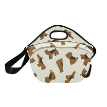 Load image into Gallery viewer, Playful Airedale Terrier Love Neoprene Lunch Bag-15