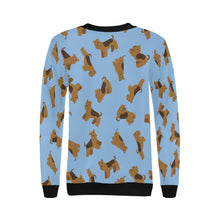 Load image into Gallery viewer, Playful Airedale Terrier Love Sweatshirt for Women-14