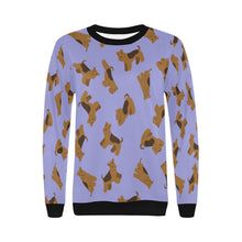 Load image into Gallery viewer, Playful Airedale Terrier Love Sweatshirt for Women-25